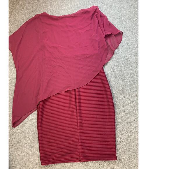 Alex Marie Dress Formal Mini Burgundy Red Size Medium - Picture 2 of 7